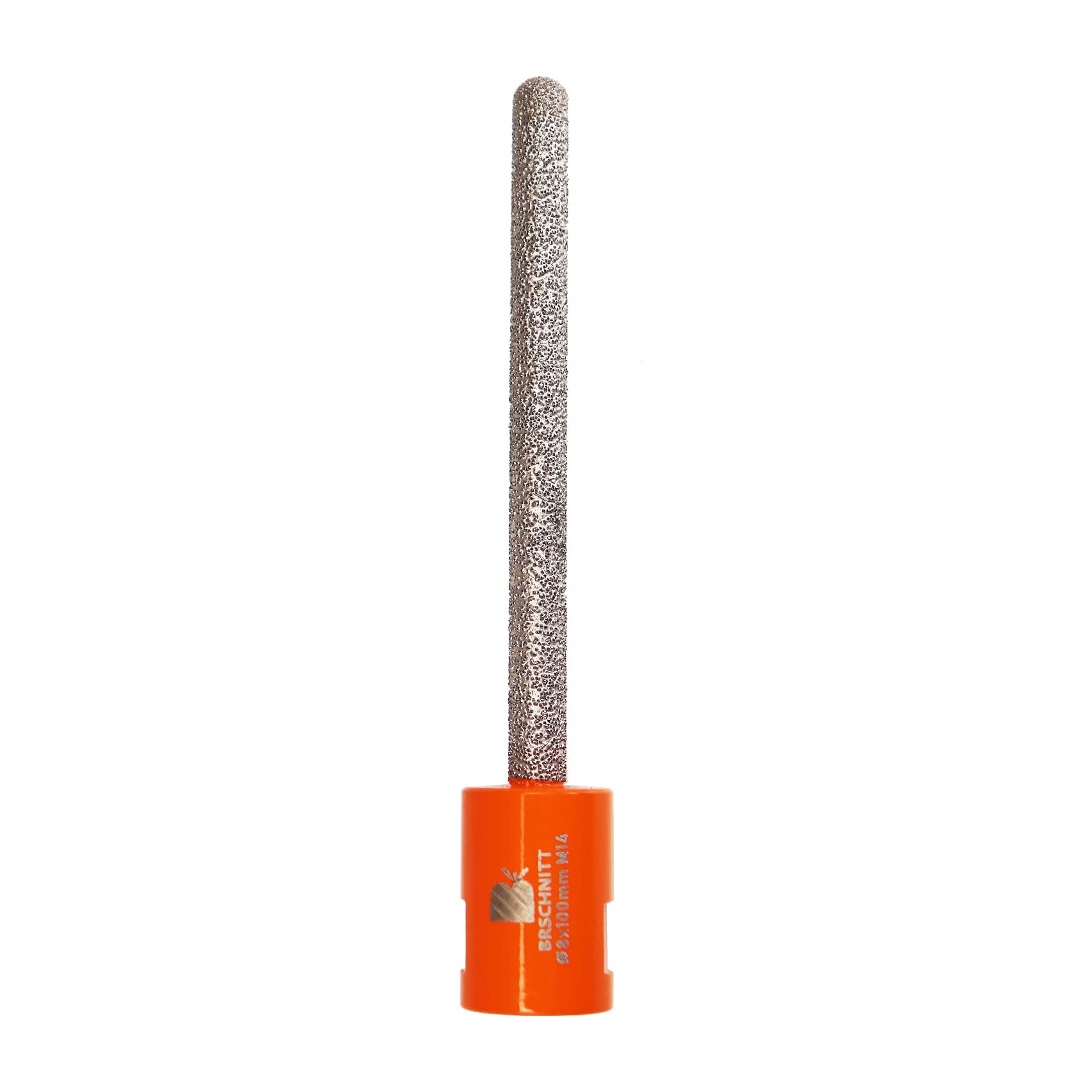 Diamond Mortar Raking Bit,BRSCHNITT 8 mm x 100 mm Diamond Mortar Router with M14 thread for Mortar Raking Tuck Pointing Granite Marble Concrete Masonry Stone Removals