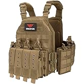 YAKEDA Quick Release Tactical Outdoor Vest for Adult