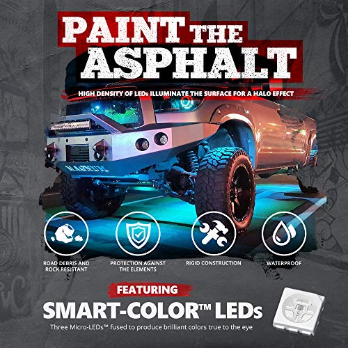 OPT7 Aura Pro Underglow for Truck/SUV Aluminum, Bluetooth APP LED