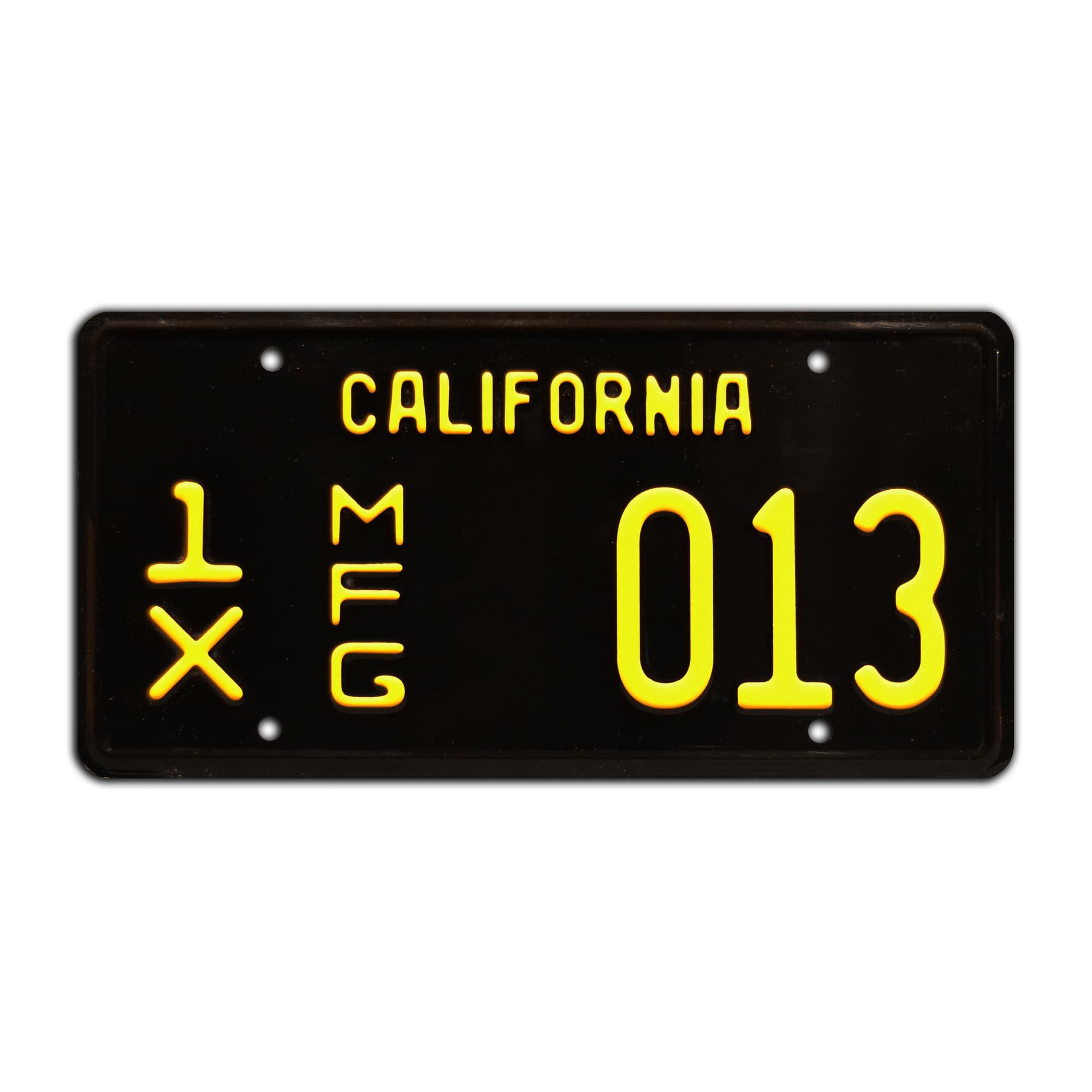Celebrity Machines Mustang GT 350 | Shelby Cobra | Metal Stamped License Plate
