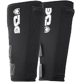 TSG Shinguard BMX, Leg Protector, Cycling, Men &amp; Women, Hardshell, EVA Foam Padding, Stretchy Neoprene, Open Back, Removable Splint, MTB, Trail, Downhill, Dirt, Park, Certified, Adults, Swiss Design
