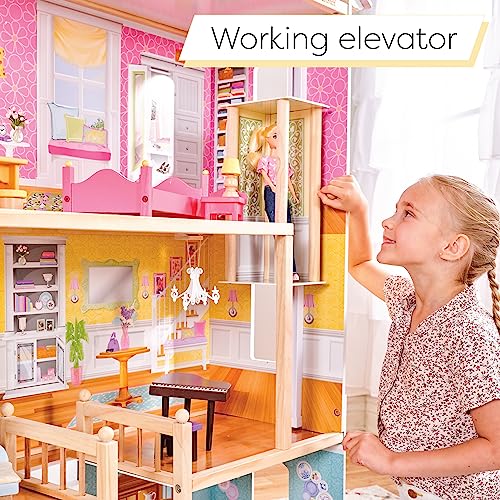 KidKraft Majestic Mansion Wooden Dollhouse with 34Piece Accessories