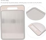 Atyhao Thaw Mat Sink Defroster Board for Frozen Meat - Wheat Straw Color view 3