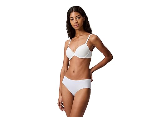 Calvin Klein Perfectly Fit Lightly Lined T-Shirt Bra with Memory Touch, White, 36C