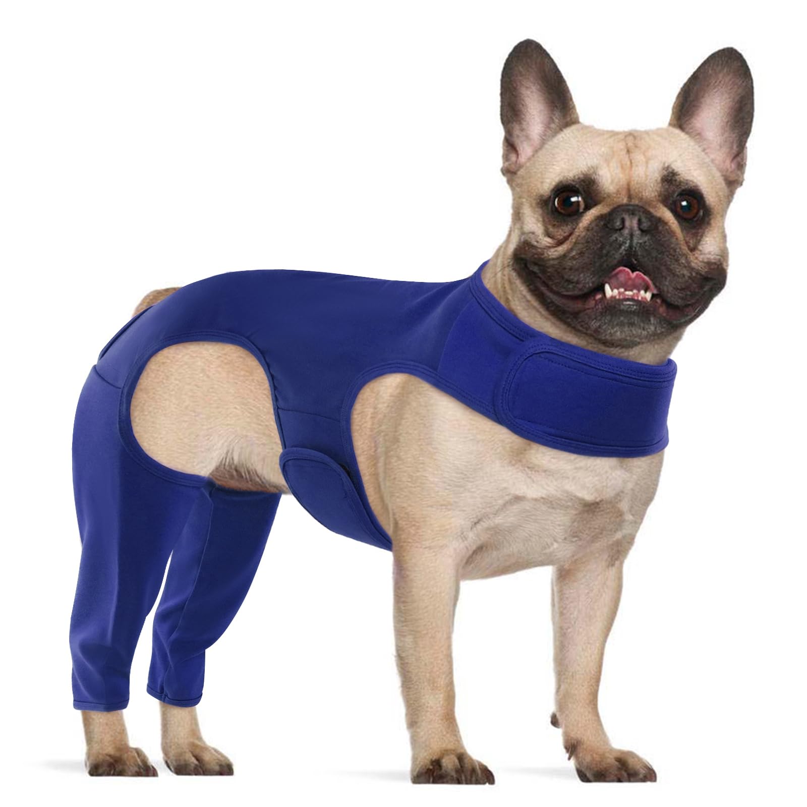 Hjyokuso Recovery Suit For Dogs - Dog Surgery Recovery Suit, Lick Sleeve For Rear Leg, Elbow Protector, Sleeve To Prevent Licking & Bite, Avoids Wound Infection - S — image 1