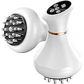 Lymphatic Drainage Massager with Microcurrent - Electric Anti-Cellulite Body Sculpting Tool for Legs, Arms & Belly | Red Light Therapy, Heat & Vibration | Reduces Stretch Marks & Cellulite (white)