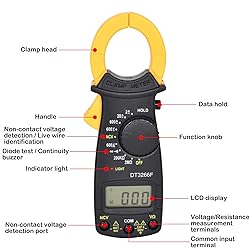 Mini Digital Clamp Meter - KeenWise DT3266F AC/DC