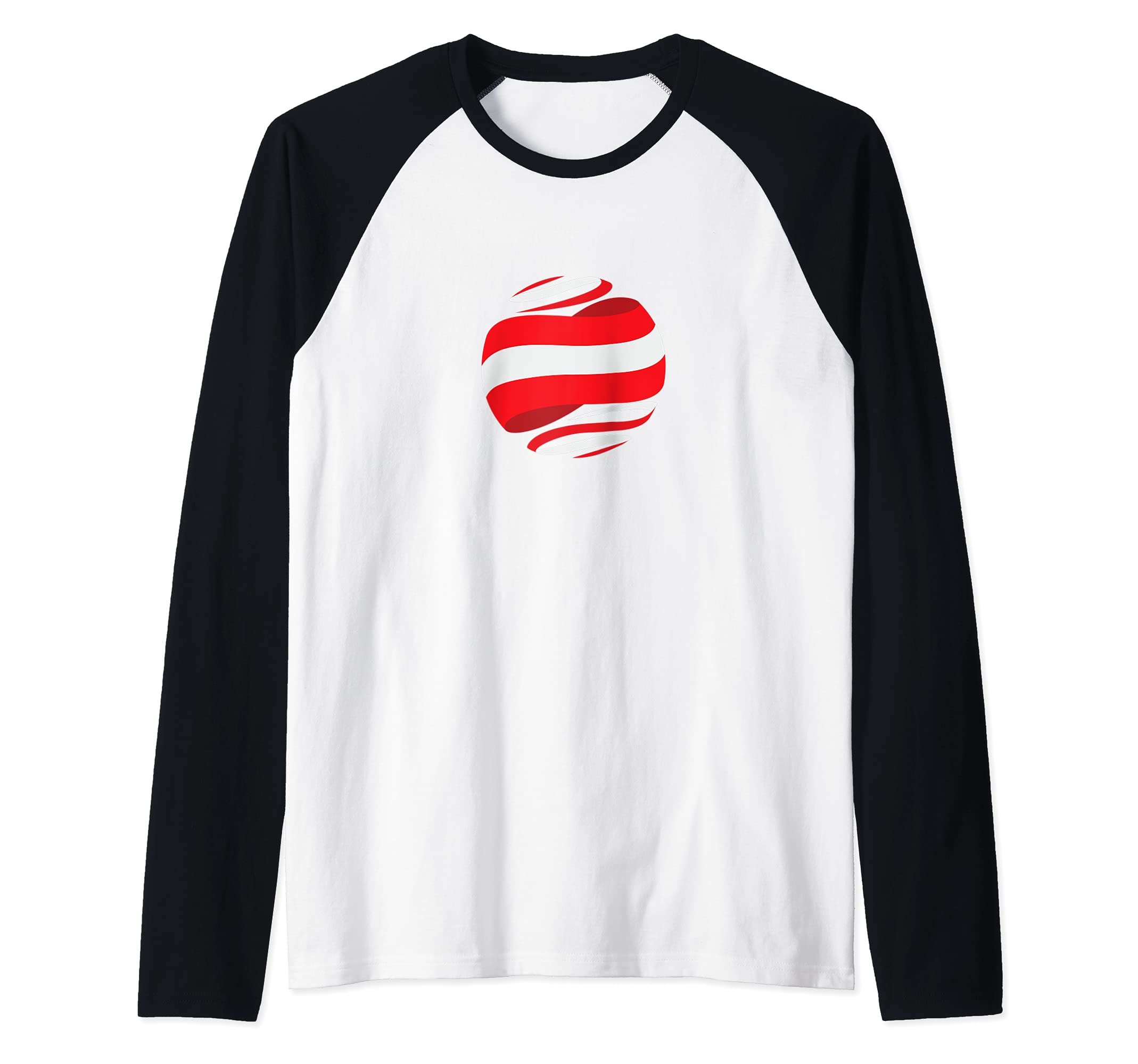 Flag Austria Raglan Baseball Tee