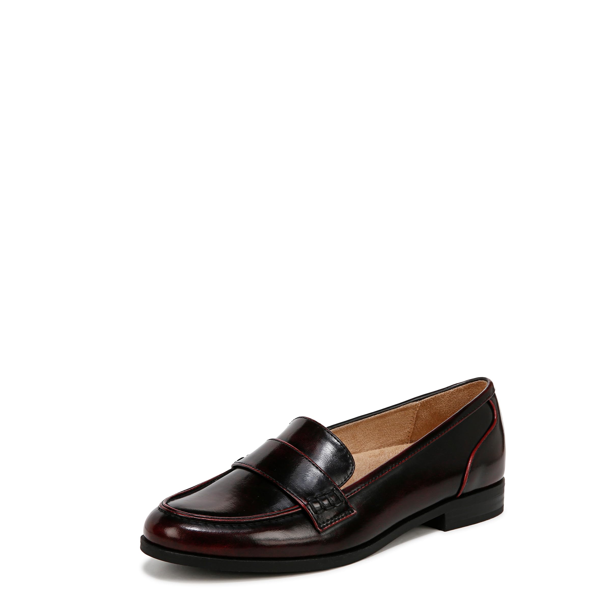Naturalizer Womens Milo Slip On Loafer Wine Dark Red 5.5 M