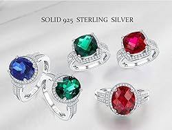 AGRULE Big Statement Cocktail Ring for Men Women