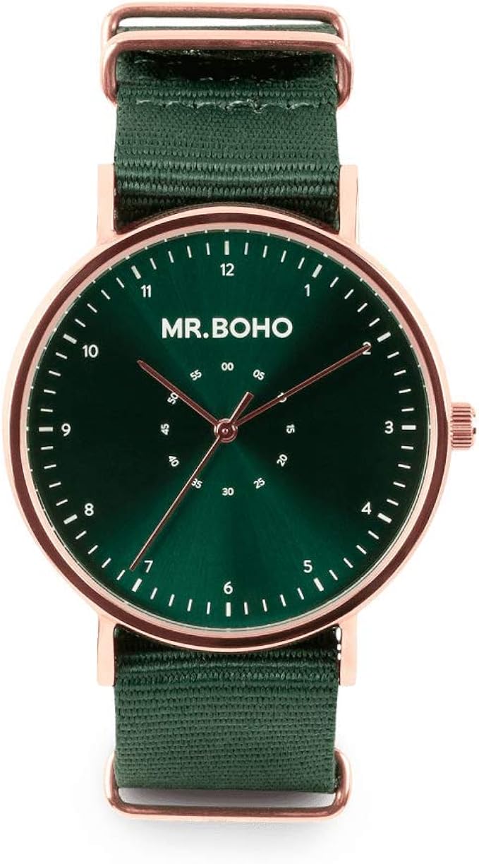 Reloj Mr.BOHO Mujer en Color Verde .000728640: Amazon.es: Relojes