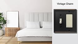 OKAWYC Toggle/Decorator Light Switch Cover Luca