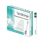 NexTemp Disposable Oral & Axillary Thermometer for Adults, Single Use Temperature Thermometer for Travel, Home, or First Aid Supplies, Hygienic, Individually Wrapped, Celsius, 100 Pack
