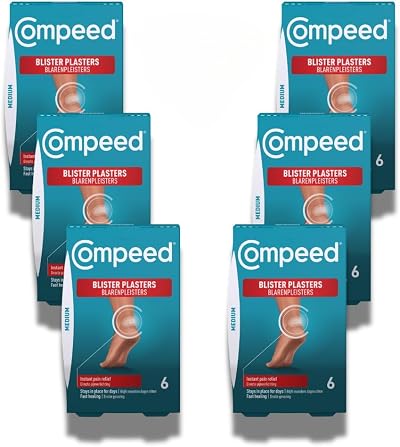 Compeed Blister Plaster Bundle Medium 6 x 6 Count 36 Plasters Foot Care