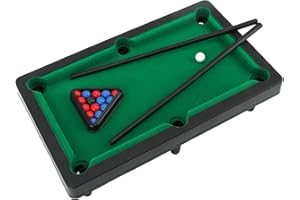 Miniature Billiard Pool Table, Compact Interactive Simulation for Desktop Decoration ¨C Miniature Pool Game Set