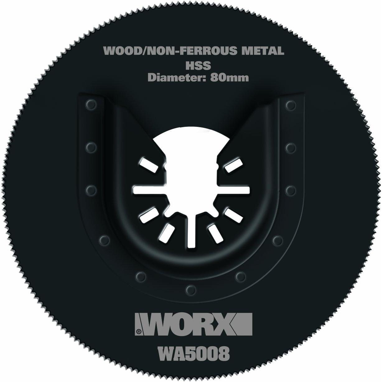 WORX WA5008 80mm Sonicrafter Oscillating Multitool Universal Circular Saw Blade