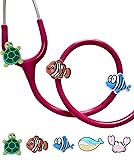 Plifal 5 Pieces Stethoscope Charm Tag for Nurse