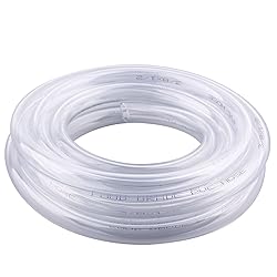 DERNORD PVC Tubing 3/8"ID X 1/2"OD Flexible Clear