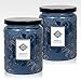 Dynamic Collections Aromatherapy Scented Candles - Great for Minimalistic Home Decor, Stress Relief, and Gift Set of Two 16 Ounce Mason Jar Candles (Serenity)