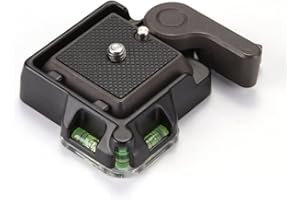 Fotga Quick Release Clamp Adapter Plate for Monopod and Giottos MH630 Tripod Ball Head Arca Compatible