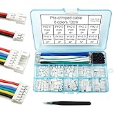 elechawk PH 2.0 Connector Pre-Crimped Cable Kit Compatible with JST-PH 2.0mm for Battery JJRC H36 Blade Inductrix Tiny Whoop