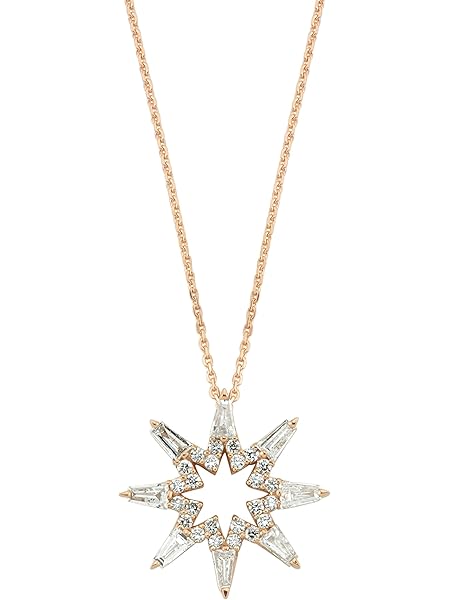 Venus Star 14k Rose Gold Necklace KL28426