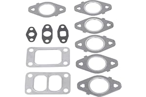 Exhaust Manifold Gasket Set, 11pcs Metal Alloy Engine Gasket Sealing for Cummins 1998.5‑2007 5.9L ISB 24V