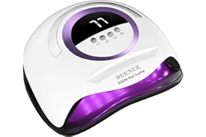 BEENLE 300W Nail Lamp Gel Nail Lamp Nail Dryer UV Lamps with 72 Led Beads for Gel Nails, LED Nail Lamp with Automatic Sensor / 4 Timer Setting, Home and Salon