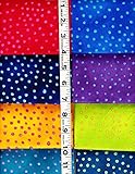 8 Fat Quarters Basic Bubbles By Laurel Burch From