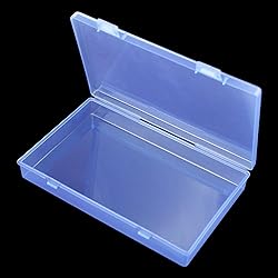 Goodma 4 Pieces Rectangular Plastic Boxes Empty