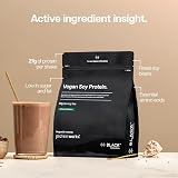 Protein Works Vegan Soy Protein BLACK Vanilla Crème 1kg 27g Protein view 3