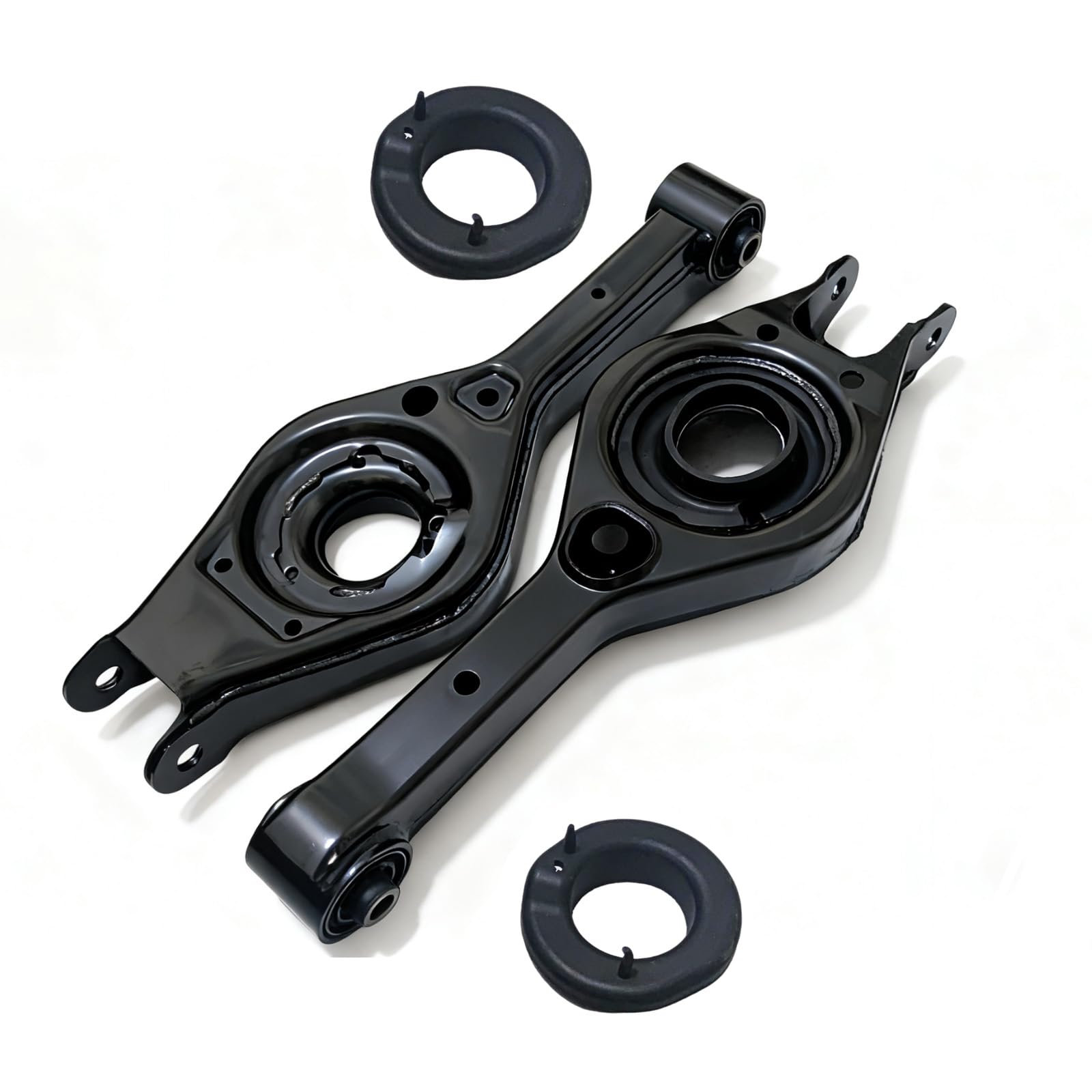 Photo 1 of 2PCS Rear Lower Control Arm Compatible with Hyundai Sonata 2011–2014, Tucson 2010-2015(FWD), Kia Optima 2011–2015,Sportage 2011-2014(FWD), Replaces# 55210-3S050, 55220-3S050 Driver & Passenger Side