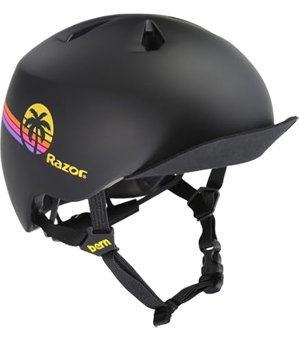 Amazon.com : BERN Nina Bike Helmet for Kids, Ages 3-12, Flip Visor