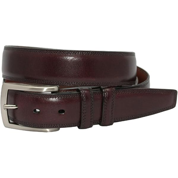 Trafalgar Men's The Back Nine 35mm Casual Belt - Full Grain Leather & Nylon, Handcrafted In Italy - View #11