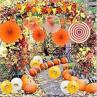 Fall Thanksgiving Party Decorations Maple Leaves Garlands