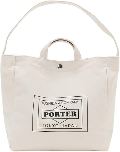 Amazon Porter ポーター 吉田かばん アーバンリサーチ バッグ メンズ レディース トートバッグ キャンバスバッグ トラベルクチュール バイ ローワーケース Mサイズ Lc 07 オフホワイト トートバッグ
