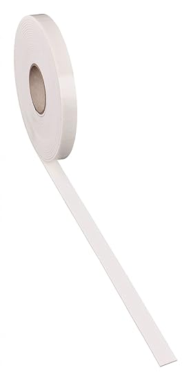 haggiy Filzband - Filzstreifen selbstklebend 'Standard' - 3,0 mm stark | Breite: 10 mm | Länge: 5m (weiß)