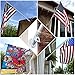 ABUSA Clearance Inventory White Powder Coated Aluminum Flag Pole Holder Bracket Mount 2 Positions