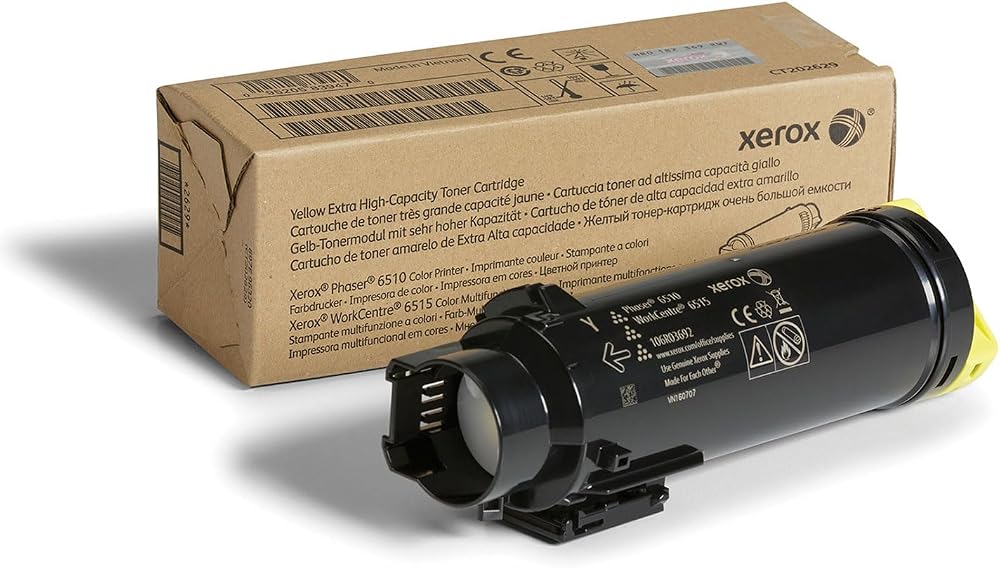 Xerox 106R03692 Yellow Extra High Capacity Toner 4300 Pages Phaser 6510