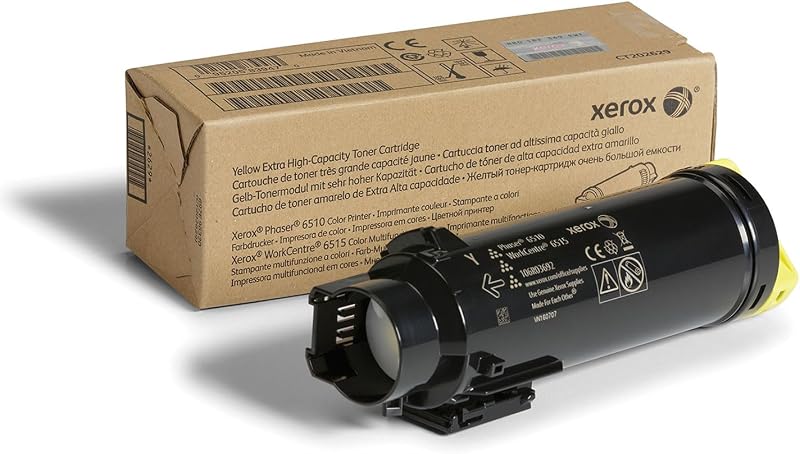 Xerox 106R03692 Yellow Extra High Capacity Toner 4300 Pages Phaser 6510