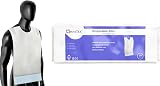 Omnitex Premium Disposable Adult Bibs 100 Pack with Crumb Catcher Pocket view 2