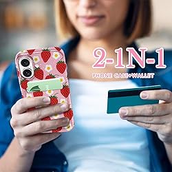 Petocase for iPhone 16 Plus Wallet Case Card Holder