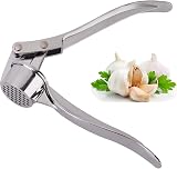 Jsdoin Garlic Press Mincer Crusher UK Zinc Alloy Heavy Duty Kitchen Peeler view 1