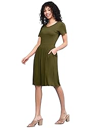 LL WDR2304 Women's Comfy Casual Short Sleeve Flowy