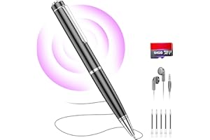 QUNIFYED 64GB Digital Voice Recorder Voice Activated Recorder with Playback, Portable Audio Recorder, Portable Recording Device with AI Noise Reduction, Portable Audio Recorder for Meeting/Course