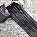 Moresoo Silver Hair Extensions Tape in Hair Extensions Human Hair 18 Inch Tape in Remy Extensions #1B Black Ombre to Silver Mixed with Black Invisible Tape Extensions Silky Soft Hair 50g 20pcs