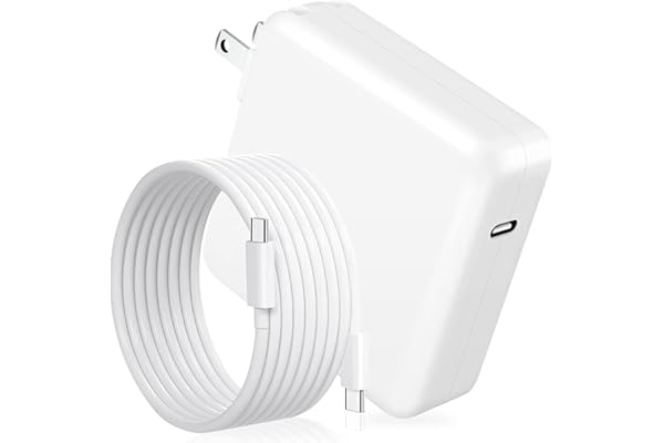 Mac Book Pro Charger - 118W Power Adapter Compatible with USB C Port MacBook Pro & MacBook Air 13, 14, 15, 16 inch, New ipad Pro and All USB C Device, 7.2ft USB-C to C Charge Cable