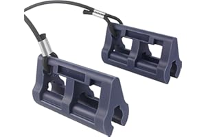 LIGHT JAY Hydraulic Steering Lock, 4" Outboard Motor Steering Lock, Transom Savers for Outboard Motor Trailering/Transport, Bass Boat Accessories, 1 Pair