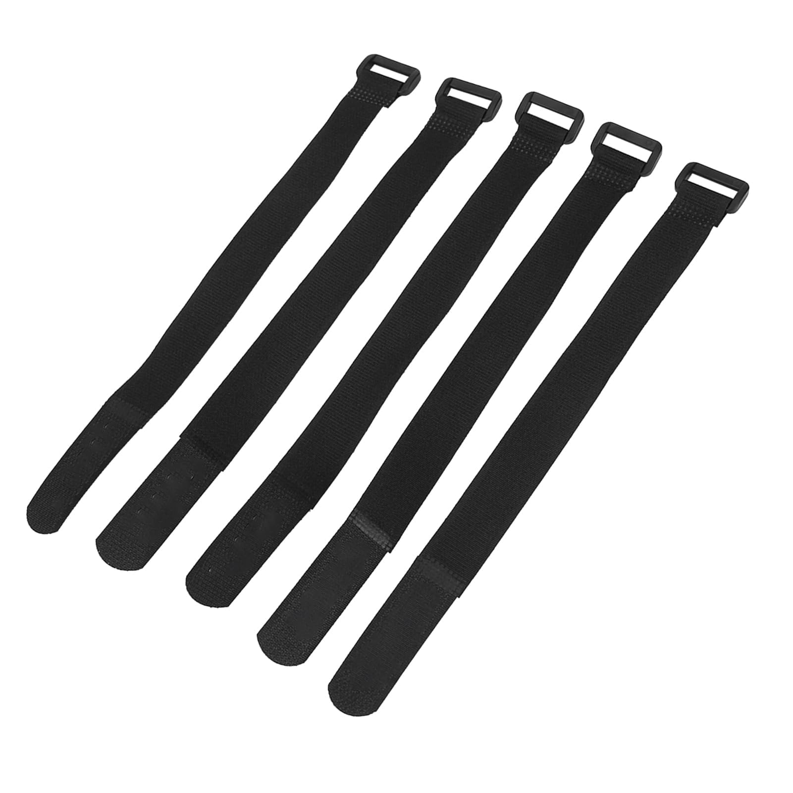 Tie Strap, 5Pcs/Set Bike Cable Ties Bike Pump Belt Riding Adjustable Nylon Handlebar Tie Straps (Black)