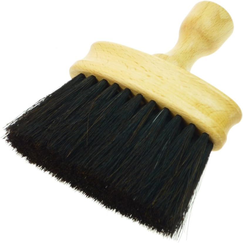 Neck brush horse hair wood neck brush Made in Germany 10 cm wide